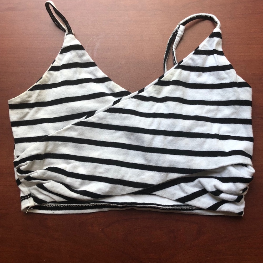 Striped Crop Top